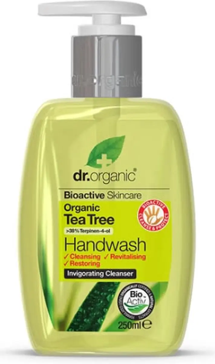 Dr Organic Tea Tree Handzeep 250ml