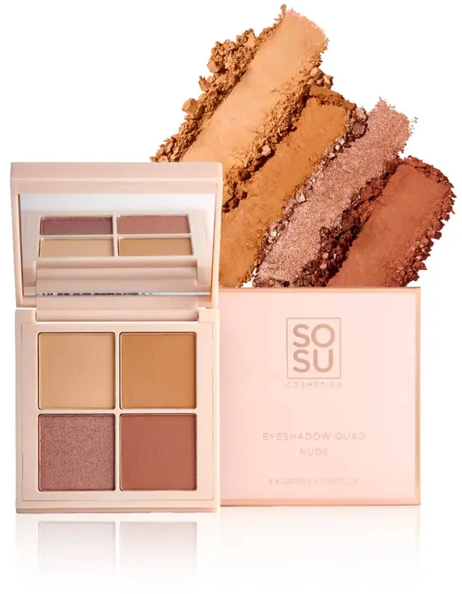 Sosu Eyeshadow Quad Nude - 4 Kleuren 4.8g