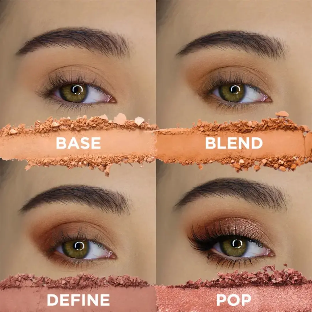 Sosu Eyeshadow Quad Nude - 4 Kleuren 4.8g - afbeelding 6 van 6