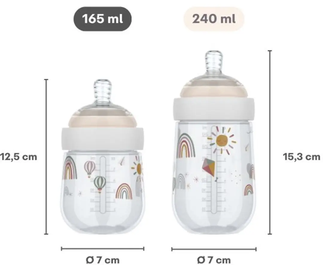 Mepal Mio Babyfles Little Dutch 240ml - Fairy Garden