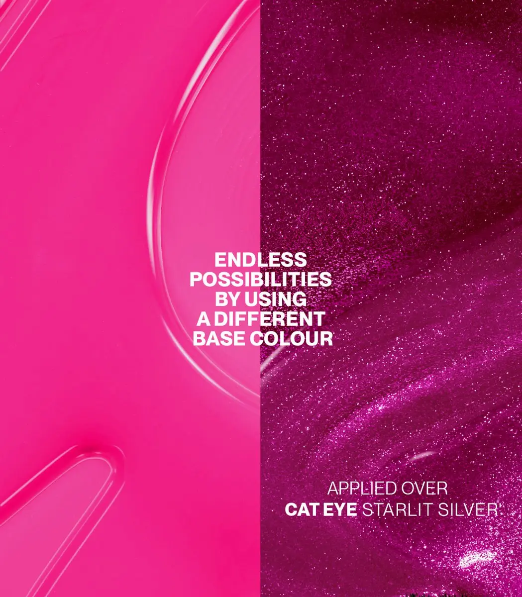 Pink Gellac Jelly Coat Set - 2x15ml Gel Nagellak - Ruby Gloss & Starlit Silver