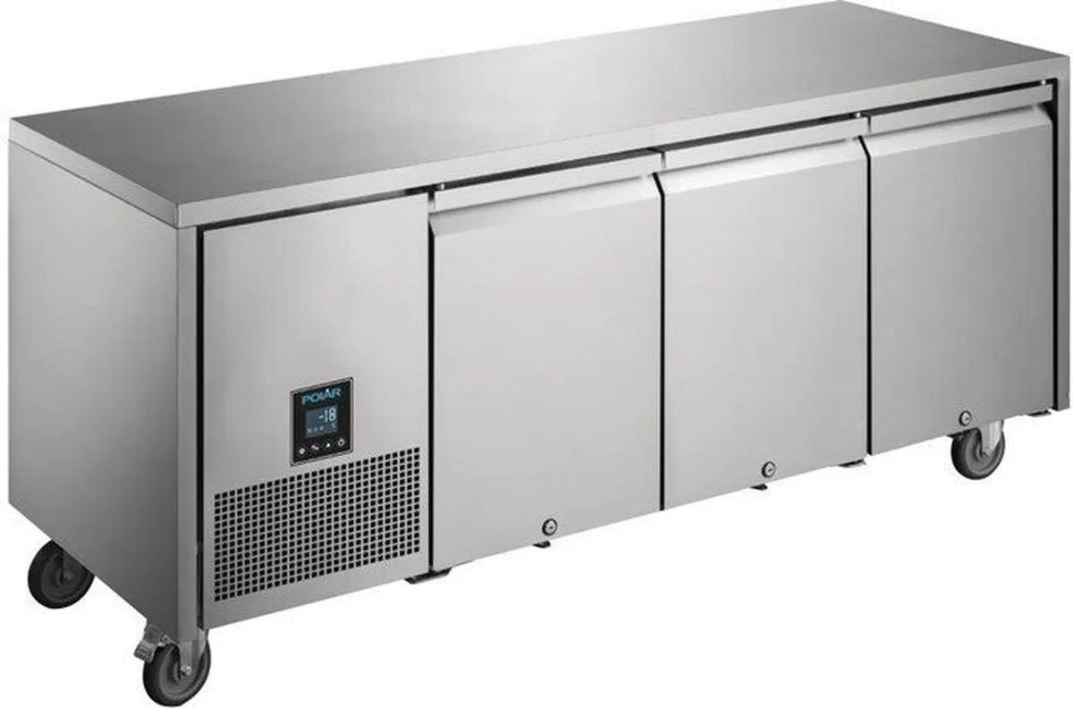 Polar U-Serie UA008 Driedeurs Vrieswerkbank 420L
