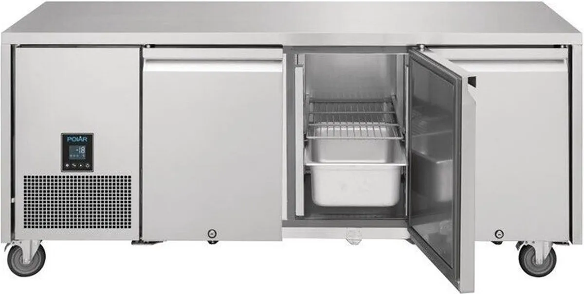 Polar U-Serie UA008 Driedeurs Vrieswerkbank 420L