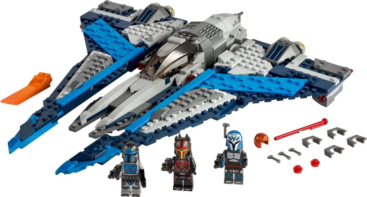 LEGO 75316 The Mandalorian Starfighter - 544 Stukken - Grijs/Blauw