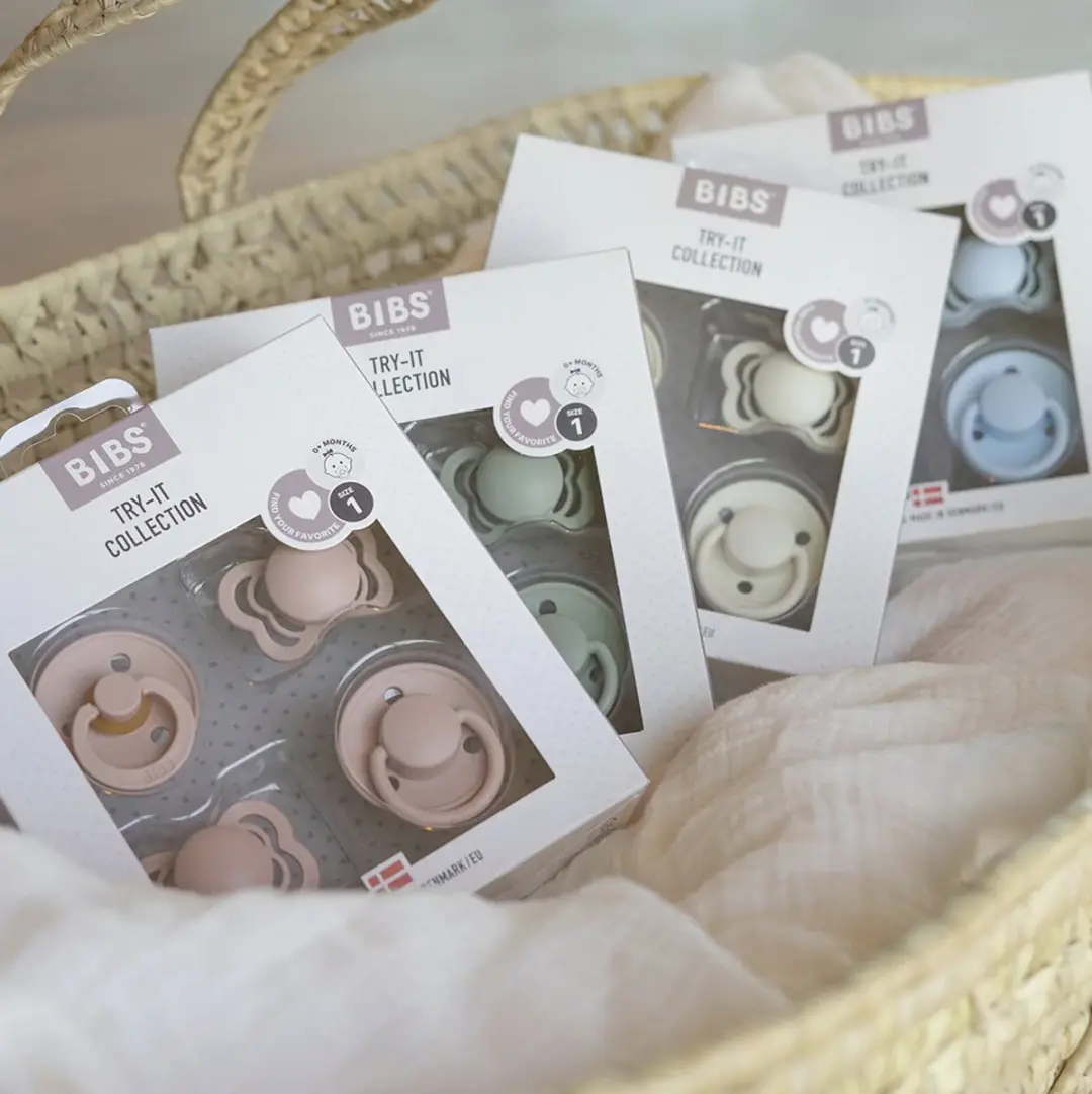 BIBS Sage Speen - 4 Stuks - Natuurlijk Rubber/Silicone