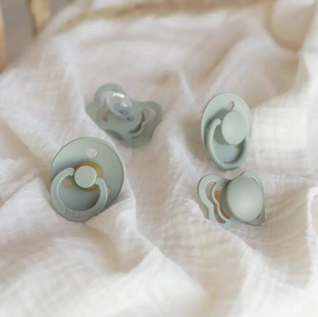 BIBS Sage Speen - 4 Stuks - Natuurlijk Rubber/Silicone