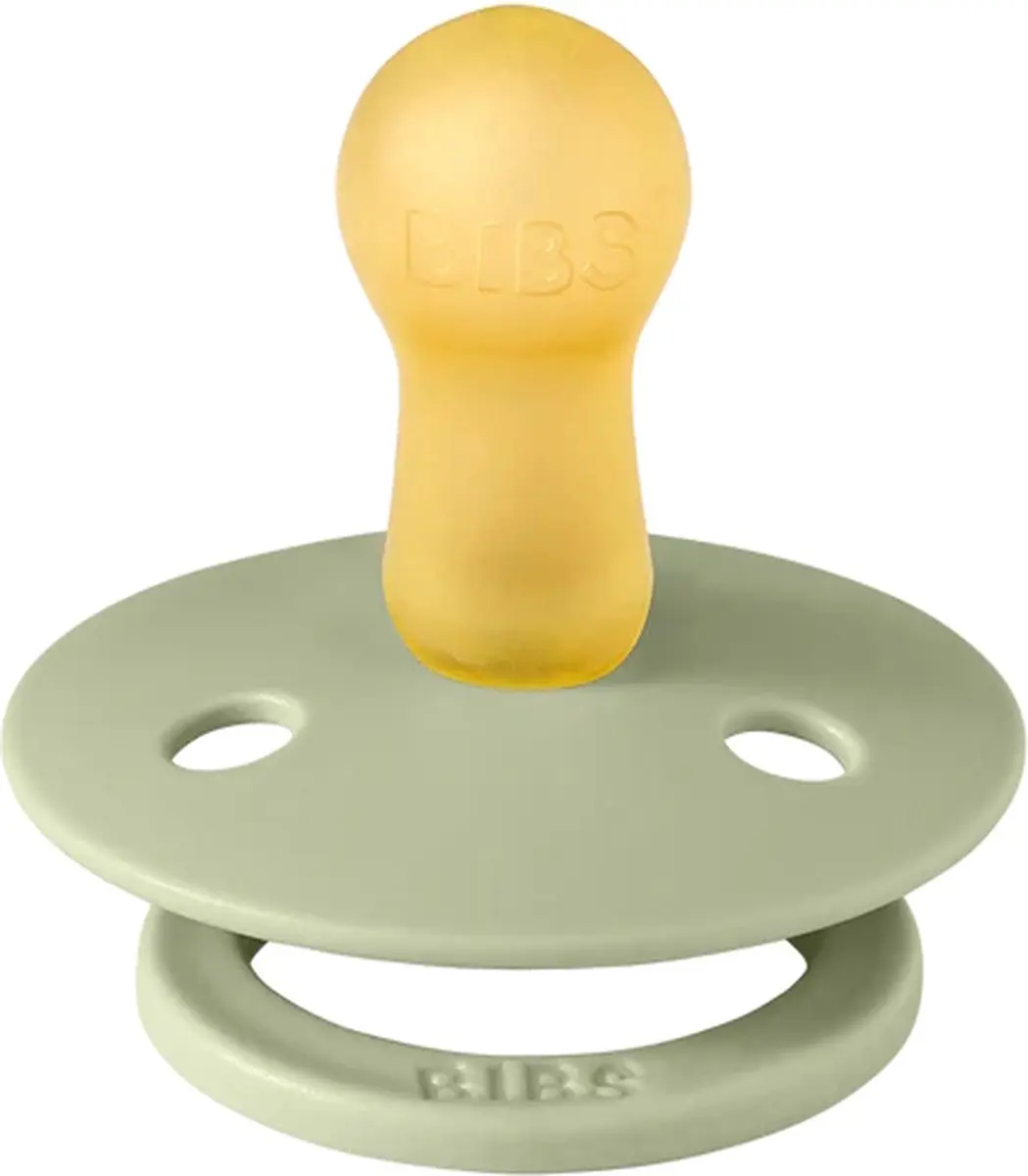 BIBS Fopspeen Symmetrisch 0-6 Mnd - 2 Stuks - Sage/Hunter Green