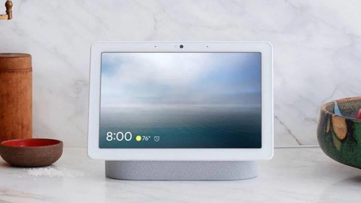 Google Nest Hub Max - Smart Speaker met scherm - Chalk - EU