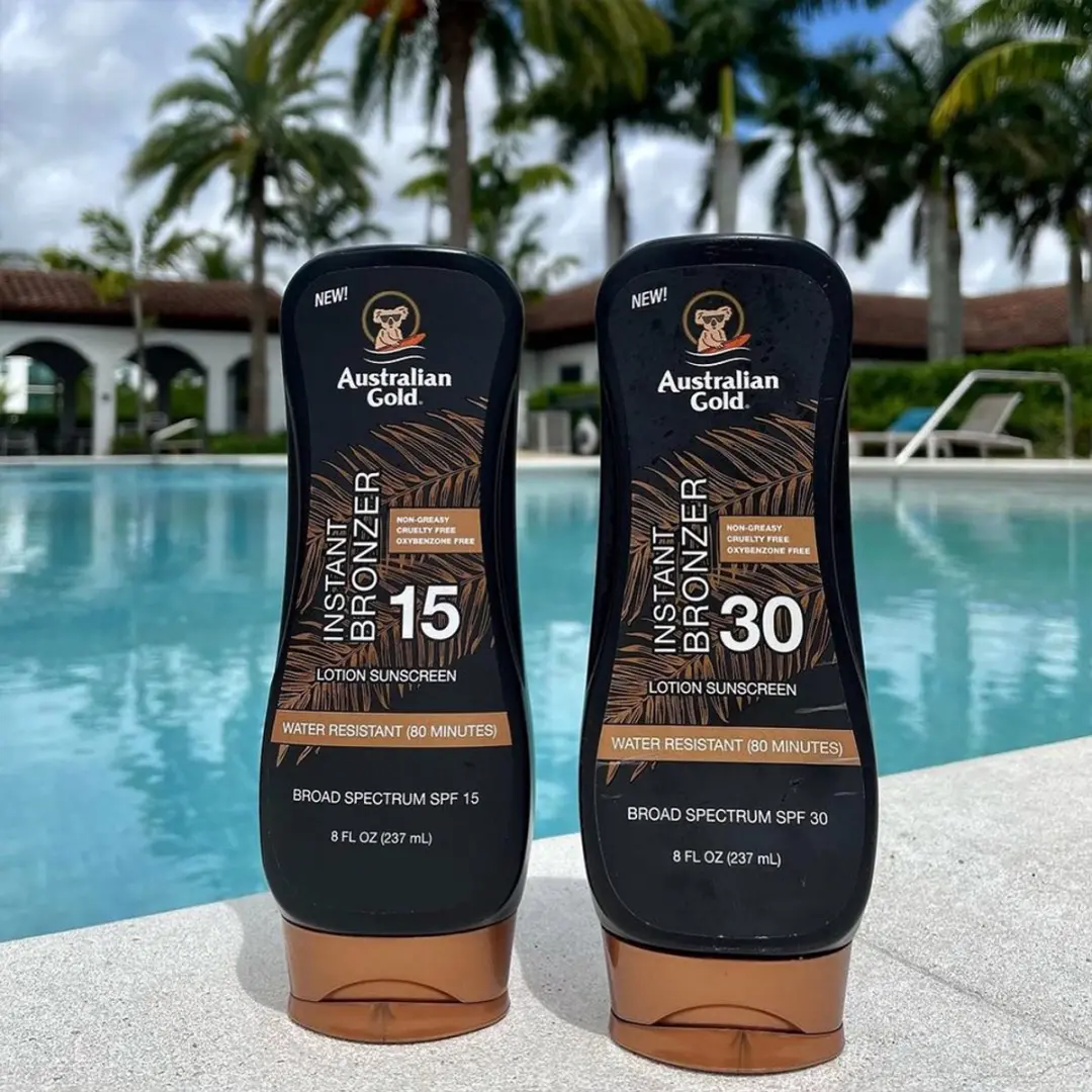 Australian Gold SPF30 Zonnebrand Lotion met Bronzer 237ml