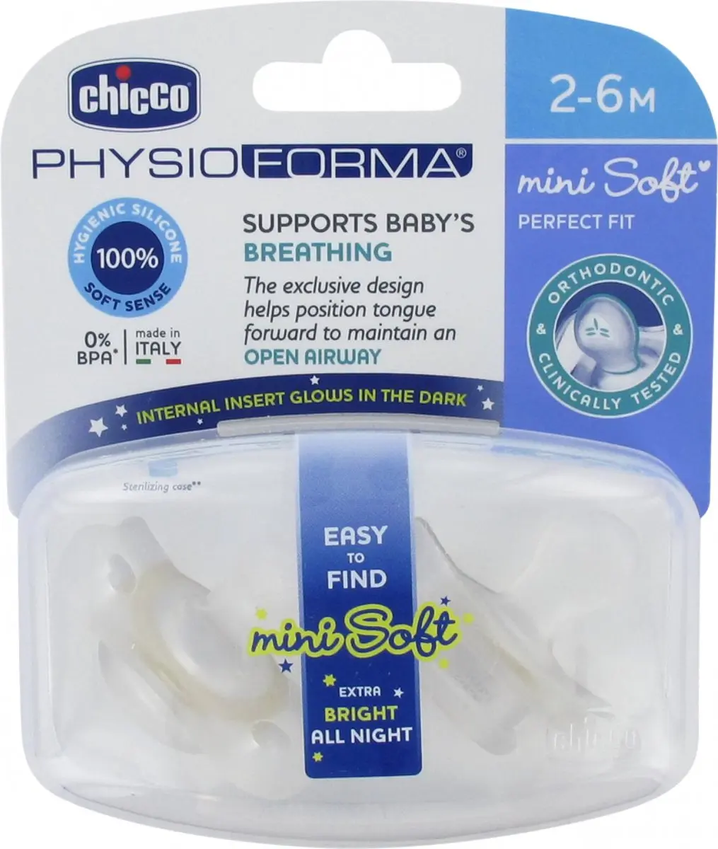 Chicco Fopspeen Mini Physio Siliconen