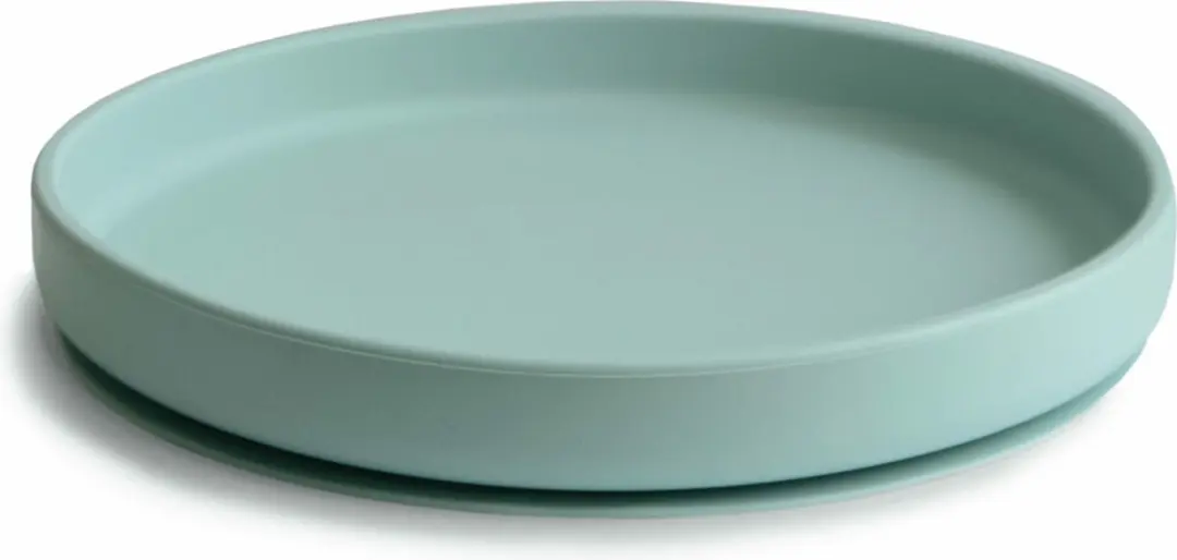 Mushie Silicone Bord met Zuignap - Cloudy Mauve