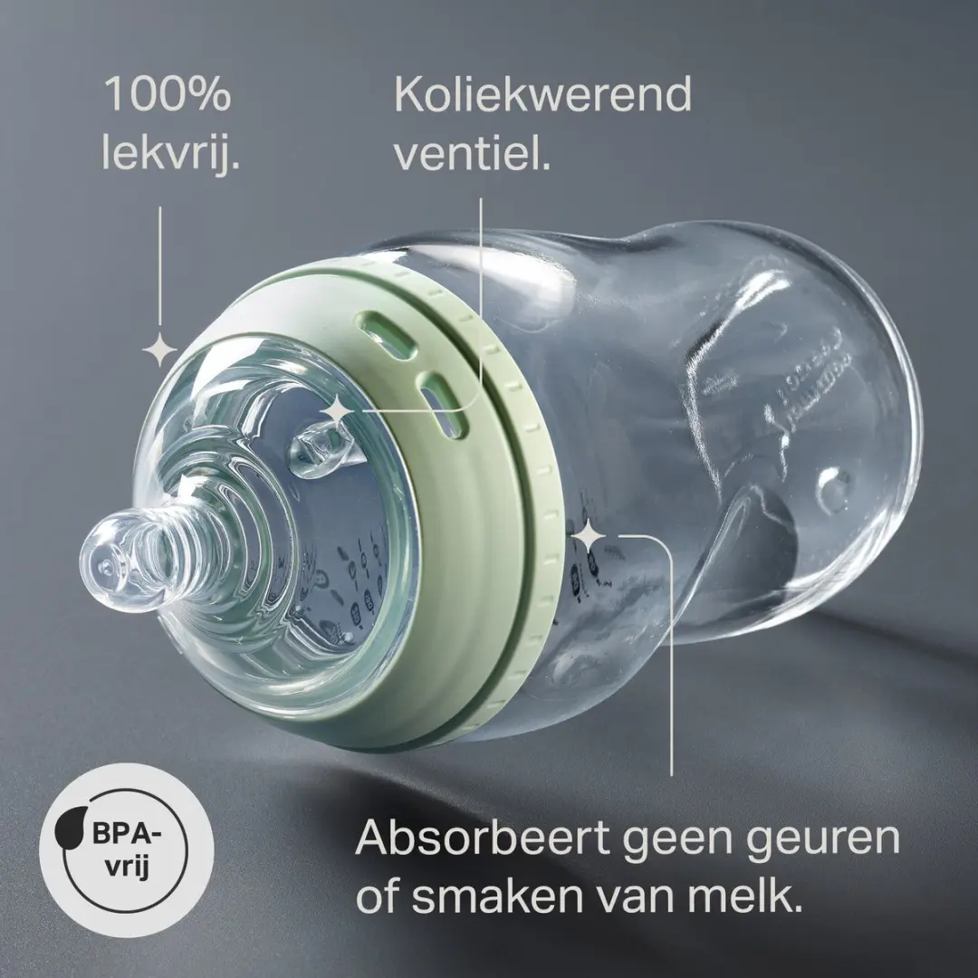 Tommee Tippee Natural Start Glazen Fles 250ml - 0m+