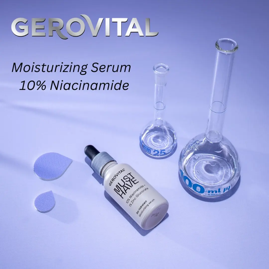 Gerovital Niacinamide Serum 30ml - 10% Niacinamide & 1% Zink