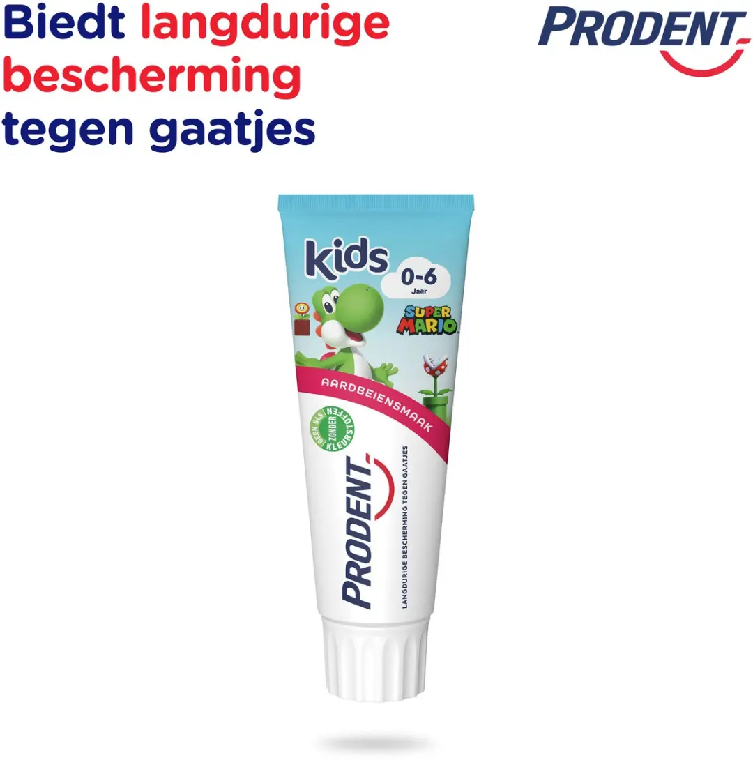 Prodent Kids Super Mario Tandpasta 75ml - 12 Stuks