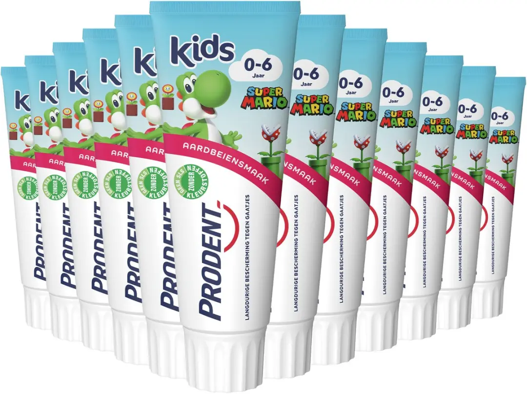 Prodent Kids Super Mario Tandpasta 75ml - 12 Stuks