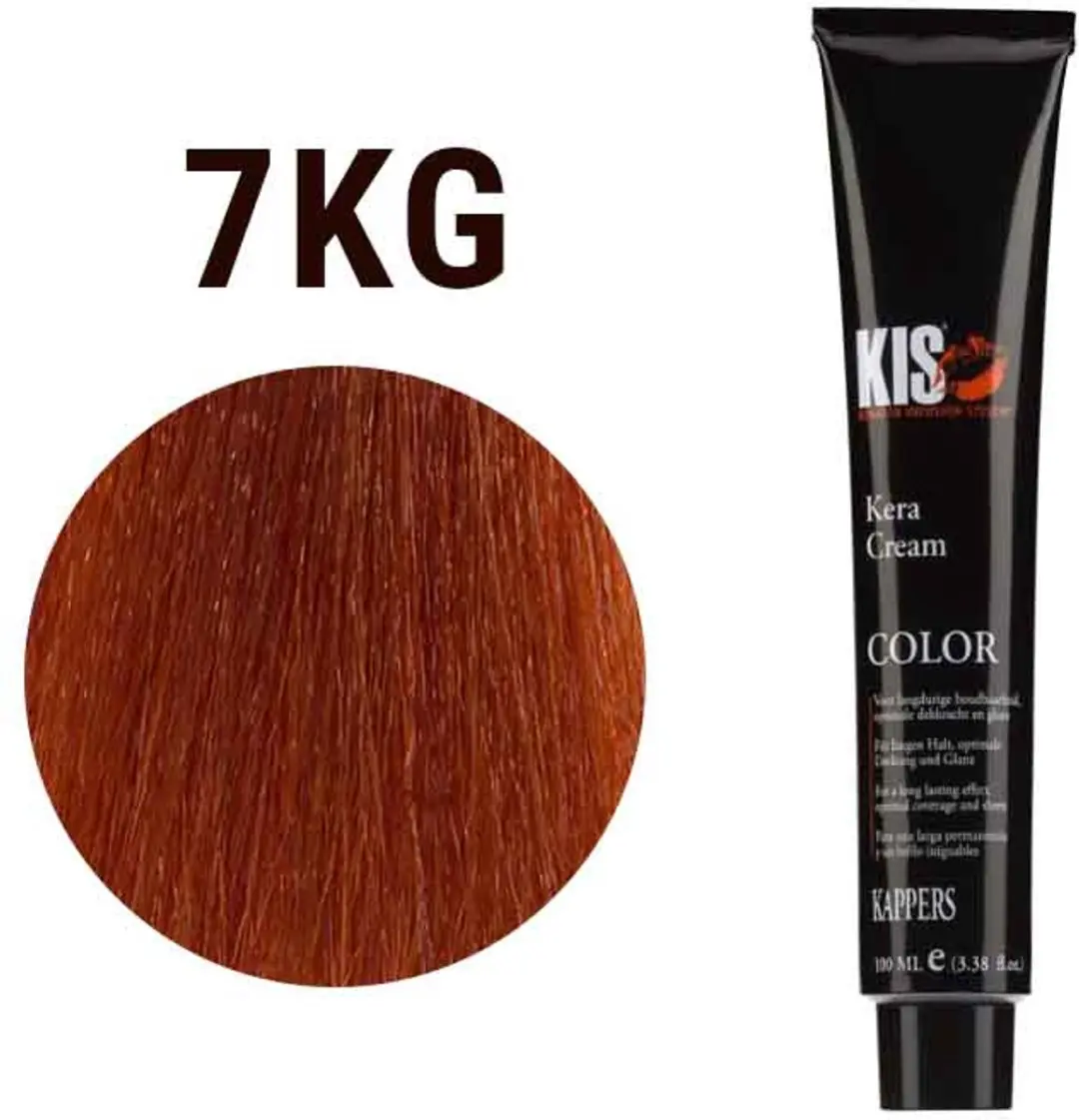 KIS Haarverf 7KG Middel Koper Goudblond - 100ml
