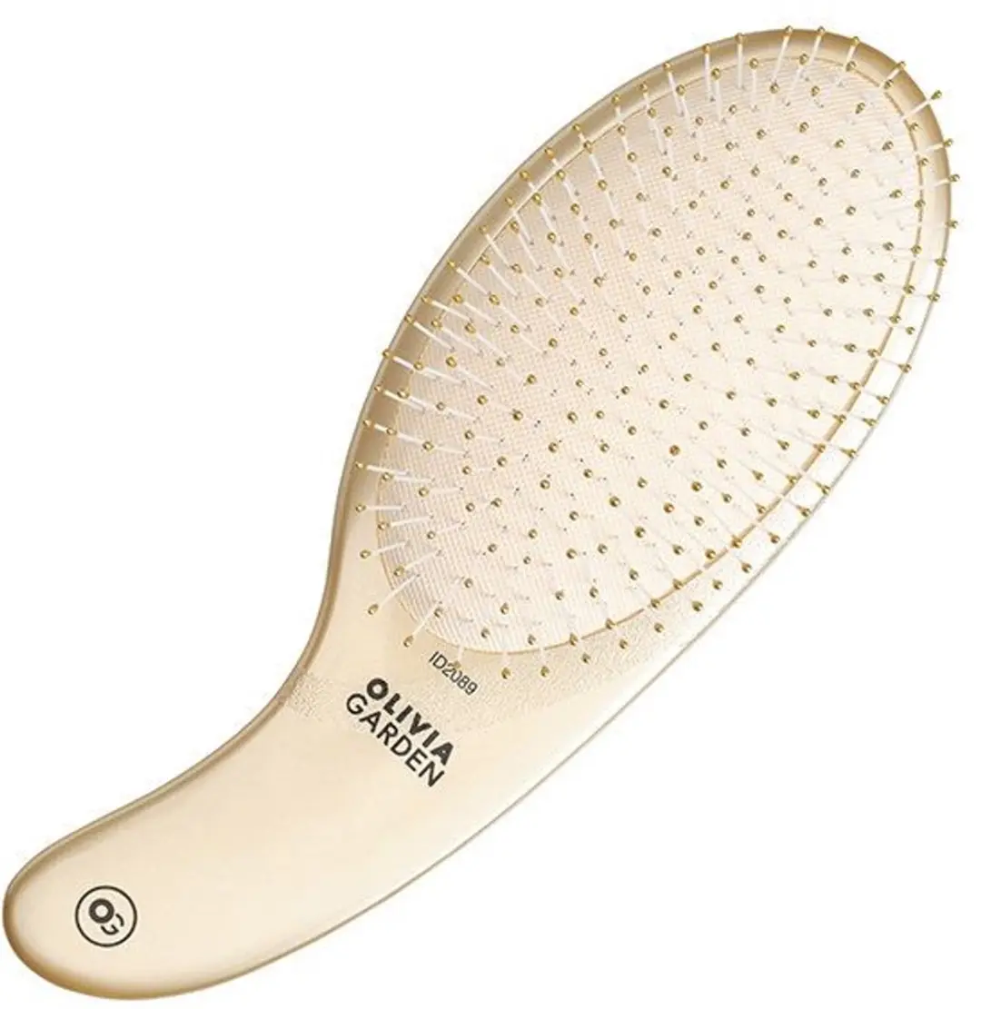 Olivia Garden Curve Nylon Borstels - Goud