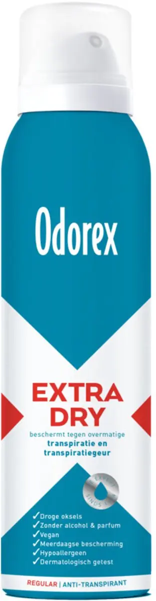 Odorex Extra Dry Antitranspirant Spray - 450ml (3x150ml)