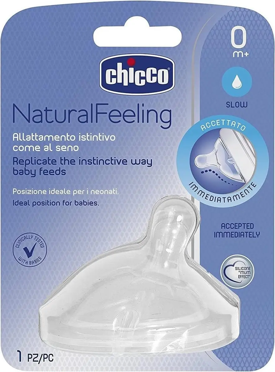 Chicco Fopspeen 2m+ Siliconen - Transparant