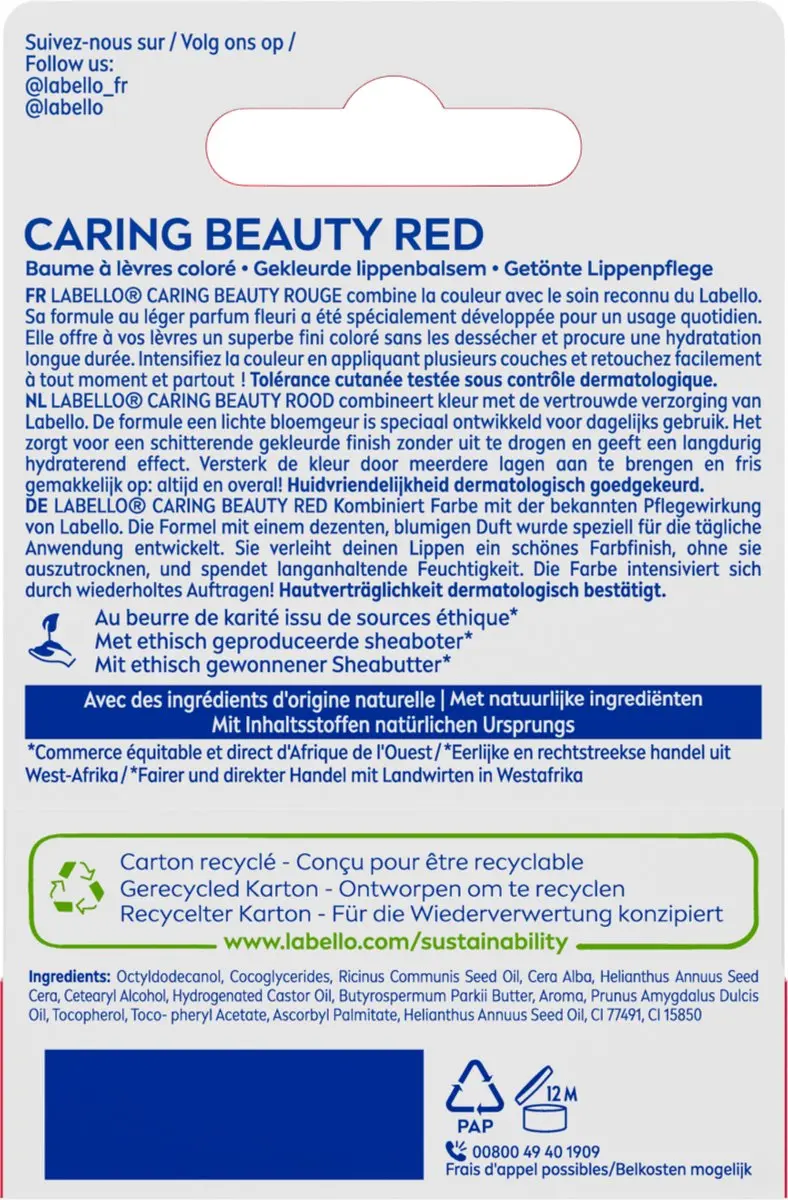 Labello Caring Beauty Nude 6ml
