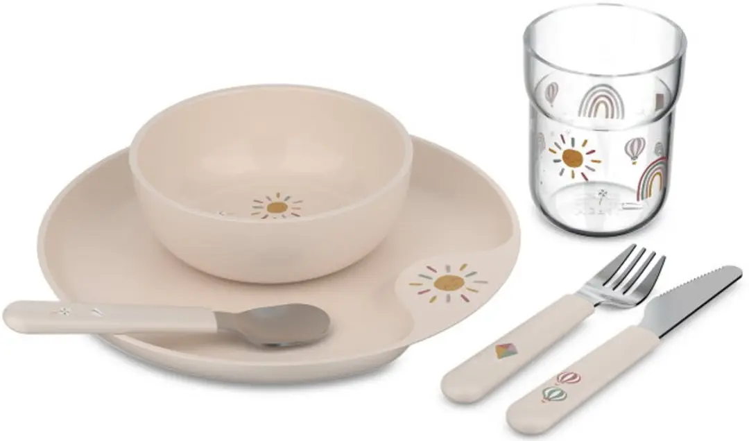 Mepal Mio Kinderservies 6-delig - Sunshine & Rainbow