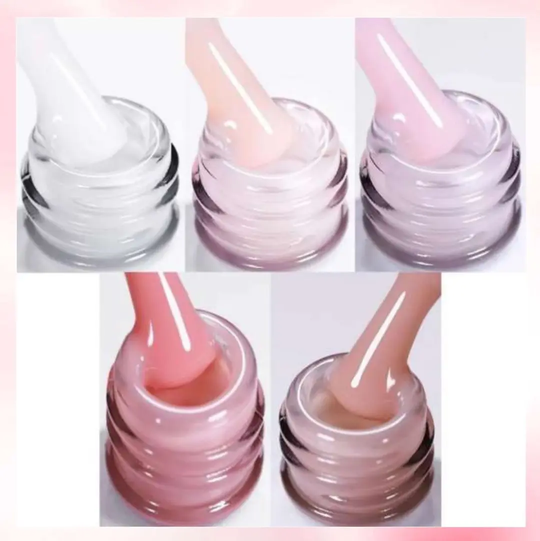 Born Pretty BIAB Builder Gel Set - 5x10ml - Zonder glitter