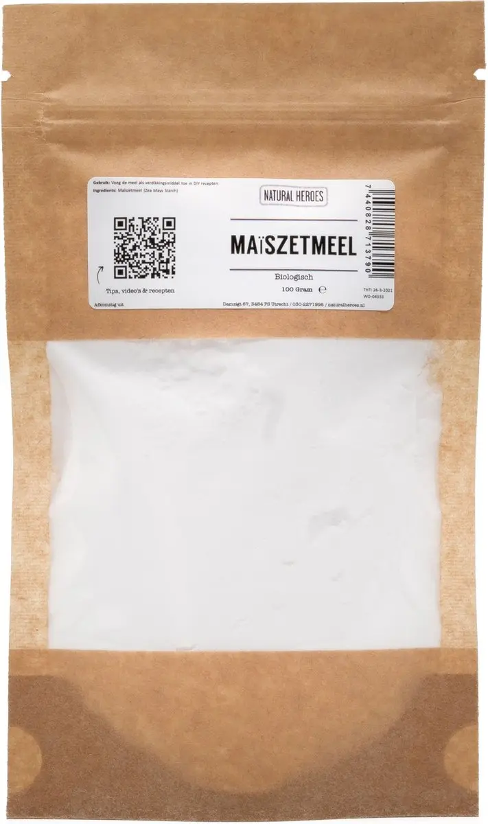 Natural Heroes Maïszetmeel Biologisch 100g