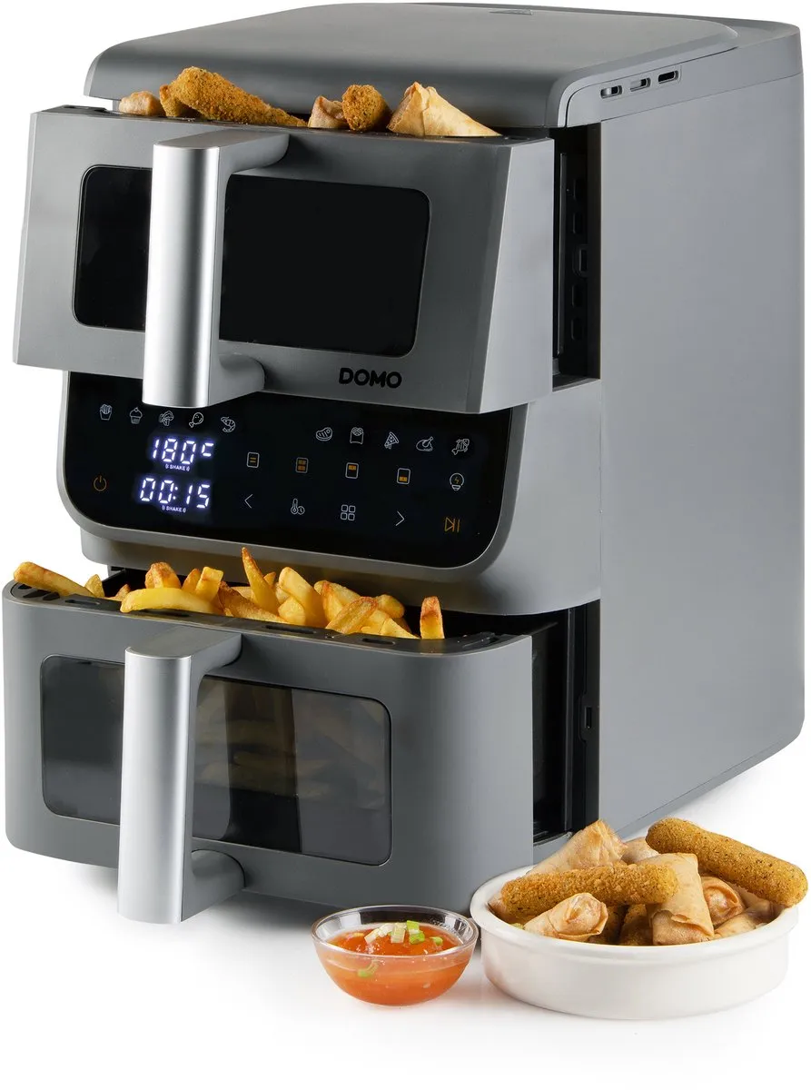 Domo DO550FR Dubbele Airfryer XXL
