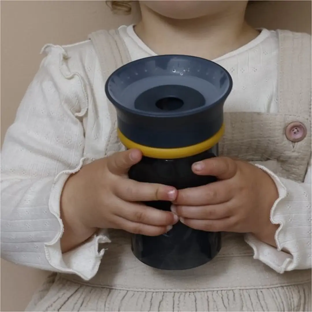 Difrax 360°beker Drinkbeker 250ml - Grijs - afbeelding 6 van 6