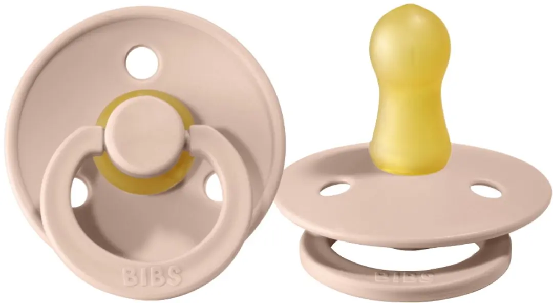 BIBS Colour Fopspeen Natuurrubber - 0-6 maanden - Multicolor