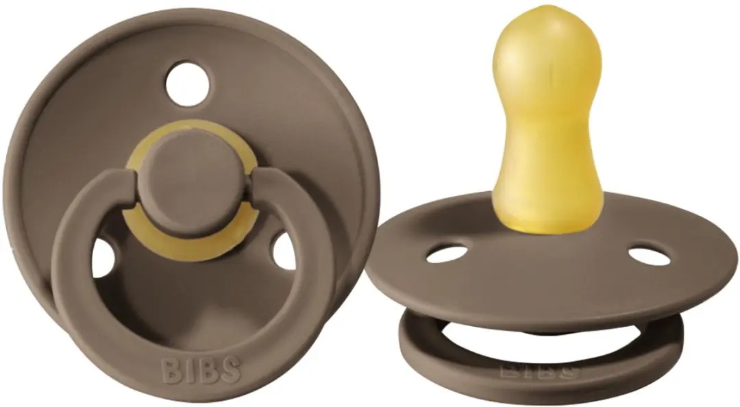 BIBS Colour Fopspeen Natuurrubber - 0-6 maanden - Multicolor