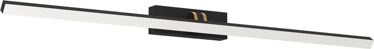 EGLO Verdello Spiegellamp - LED - 60 cm - Zwart/Geelkoper/Wit