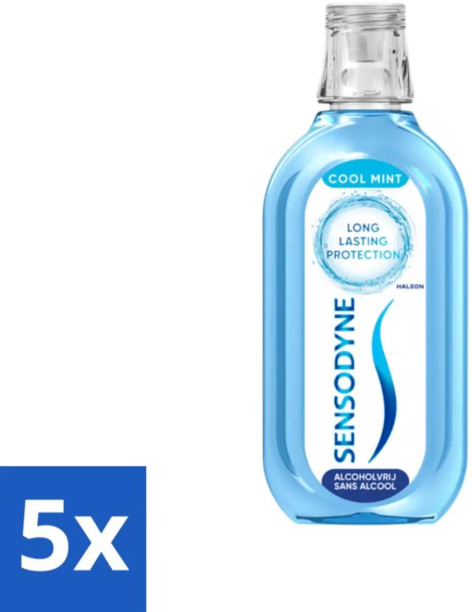 Sensodyne Fresh & Cool Mondwater - 2500ml (5x500ml)