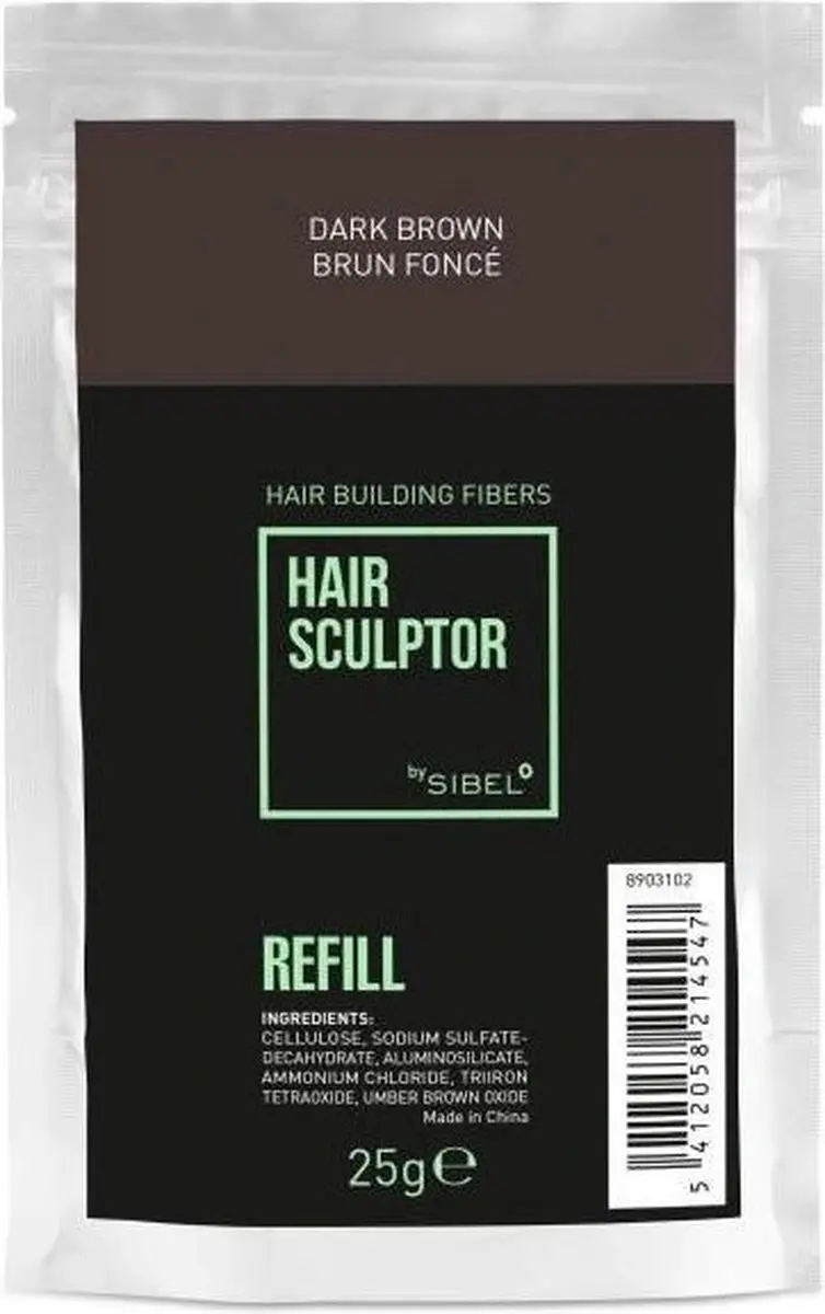 Sibel Hair Sculptor Vezelvulling Donkerbruin 25g