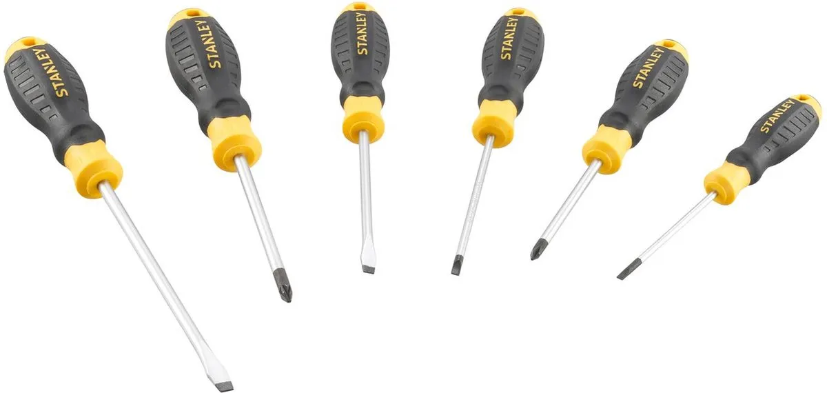 Stanley Cushiongrip Schroevendraaierset 6-delig 2-16-271 - PZ/SL - afbeelding 2 van 3
