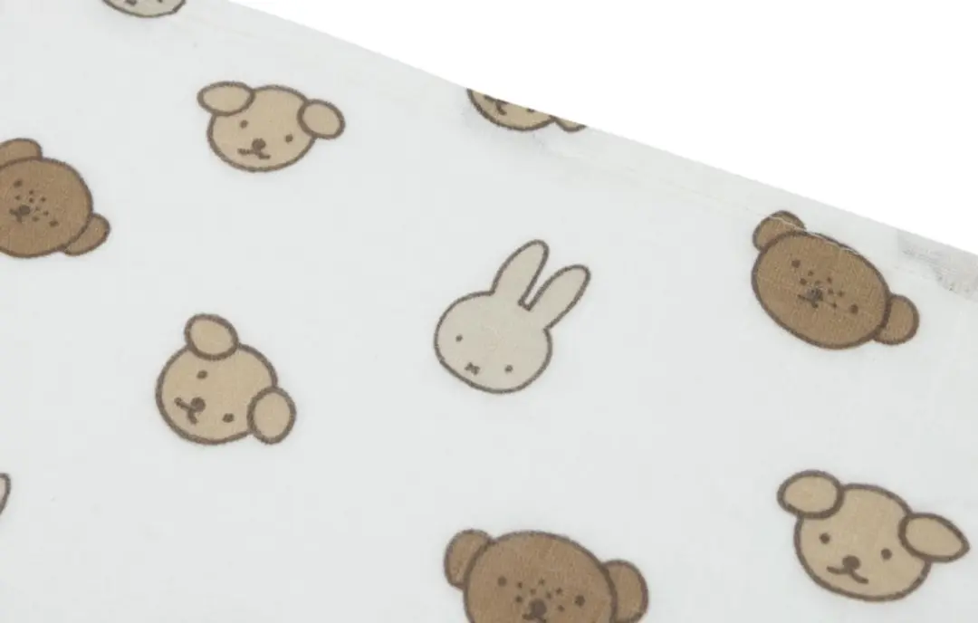 Jollein Hydrofiele Doek Small 70x70cm Miffy and Friends - 3 Stuks - afbeelding 6 van 6