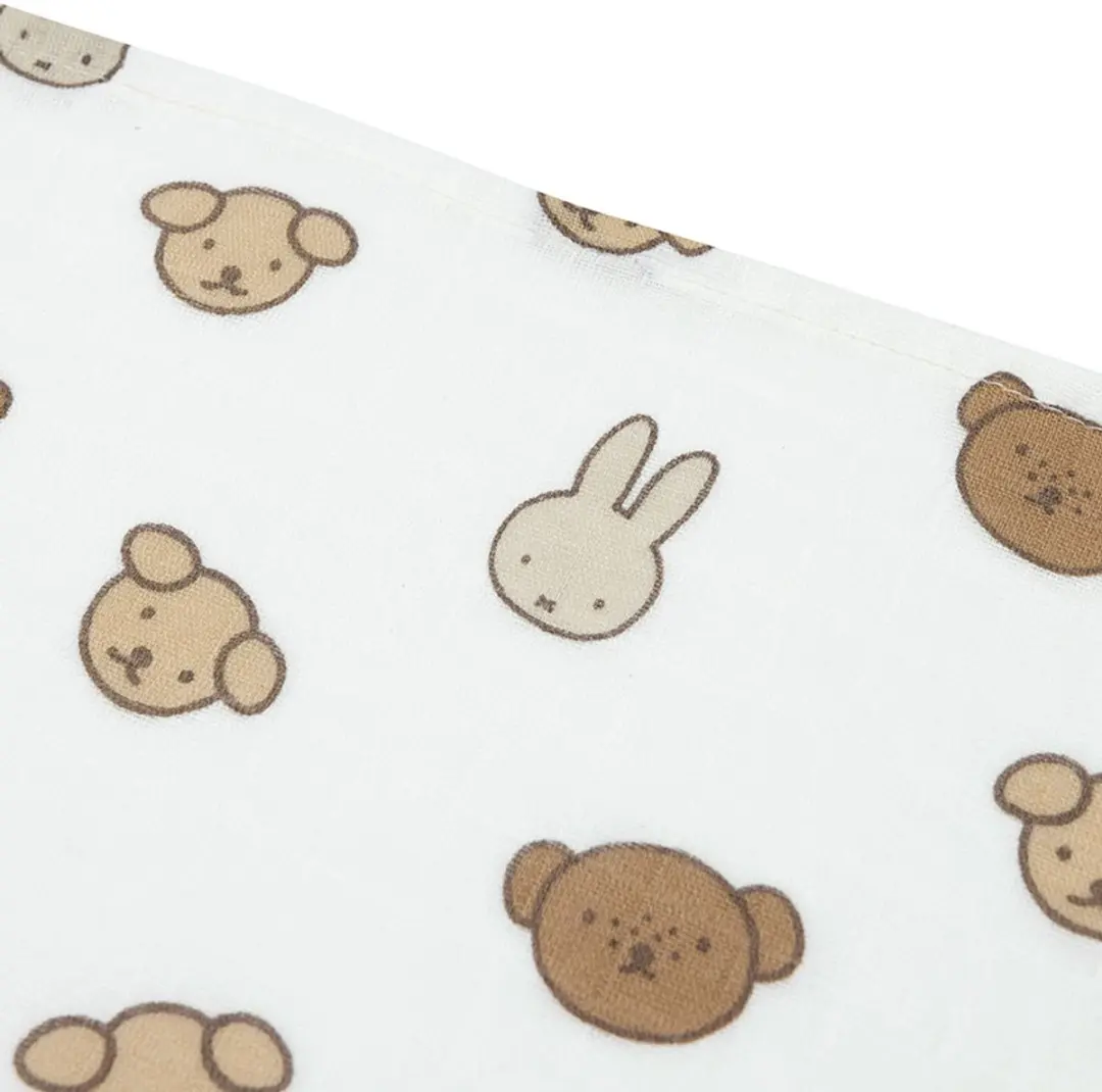 Jollein Hydrofiele Doek Small 70x70cm Miffy and Friends - 3 Stuks