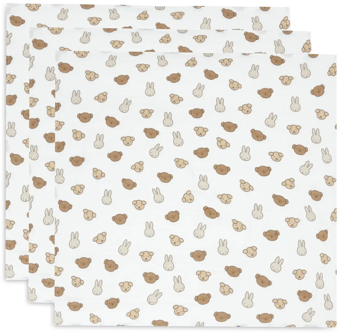 Jollein Hydrofiele Doek Small 70x70cm Miffy and Friends