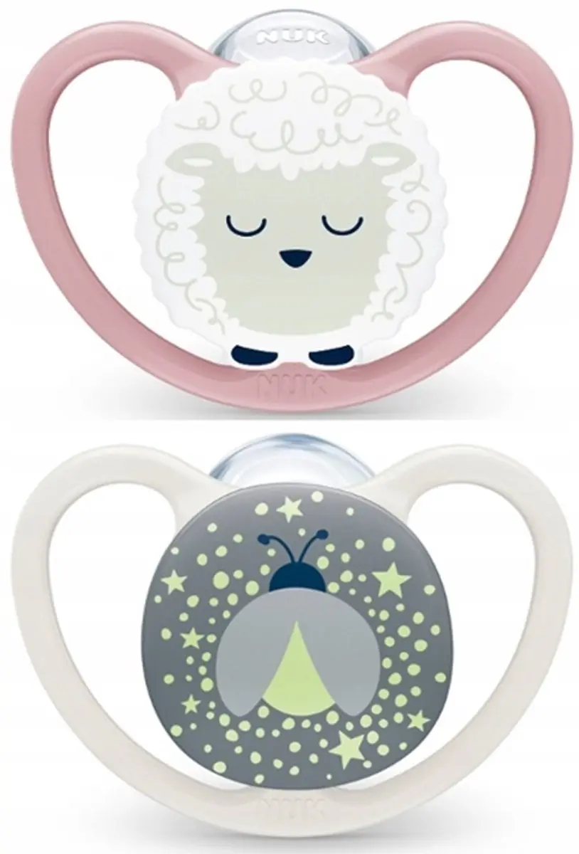 NUK Perfect Match Air Fopspeen Glow in the Dark - 2 Stuks