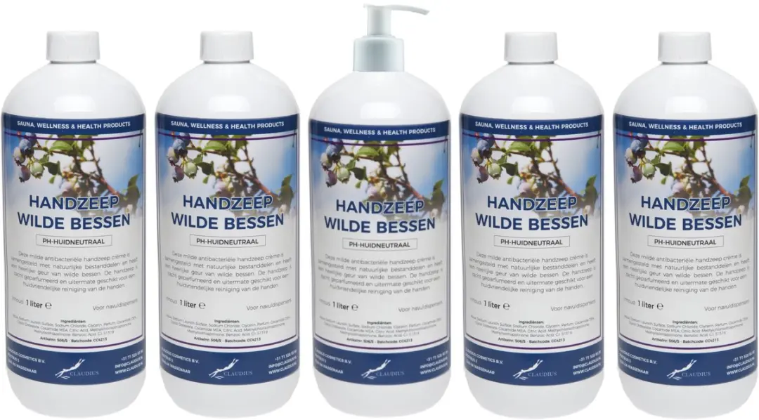 Splashbox Cosmetics Handzeep Wilde Bessen 1L