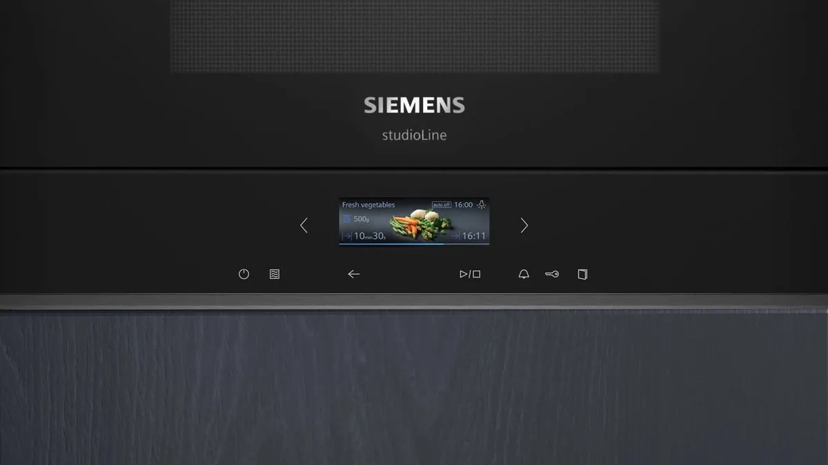 Siemens iQ700 BF722R1B1 Inbouwmagnetron 900W - Zwart