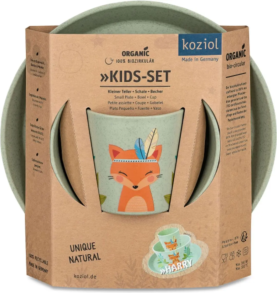 Koziol Kinderservies Connect Harry - 3-delig Wit