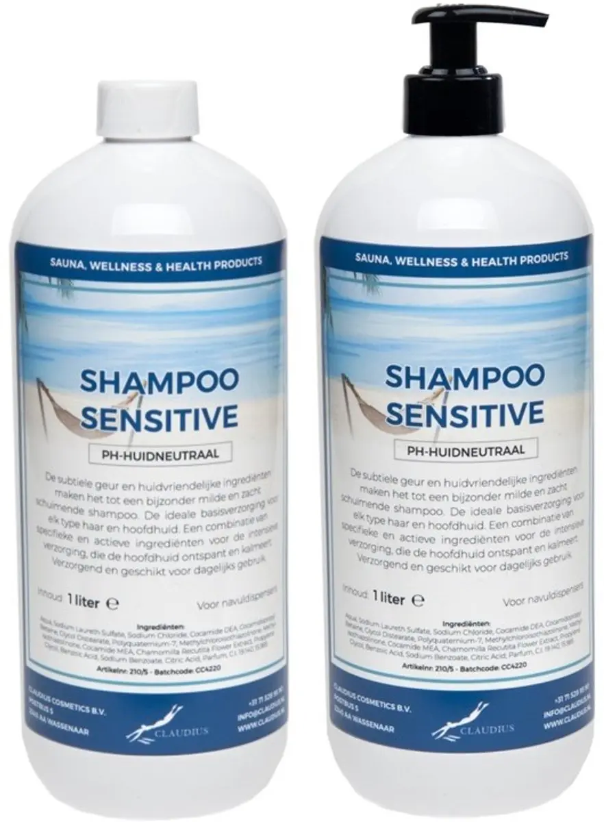 Splashbox Cosmetics Sensitive Care Shampoo 2x1L