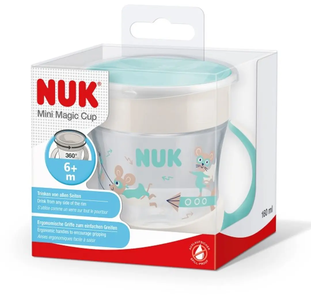 NUK Mini Magische Beker 6+ maanden - Meerkleurig