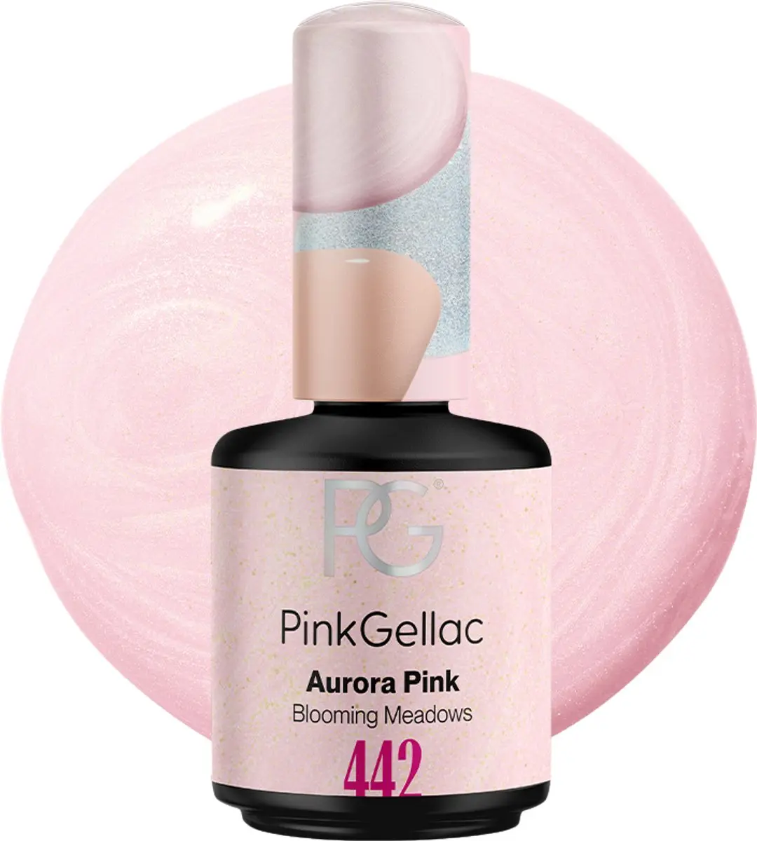 Pink Gellac Aurora Pink 442 Gellak 15ml