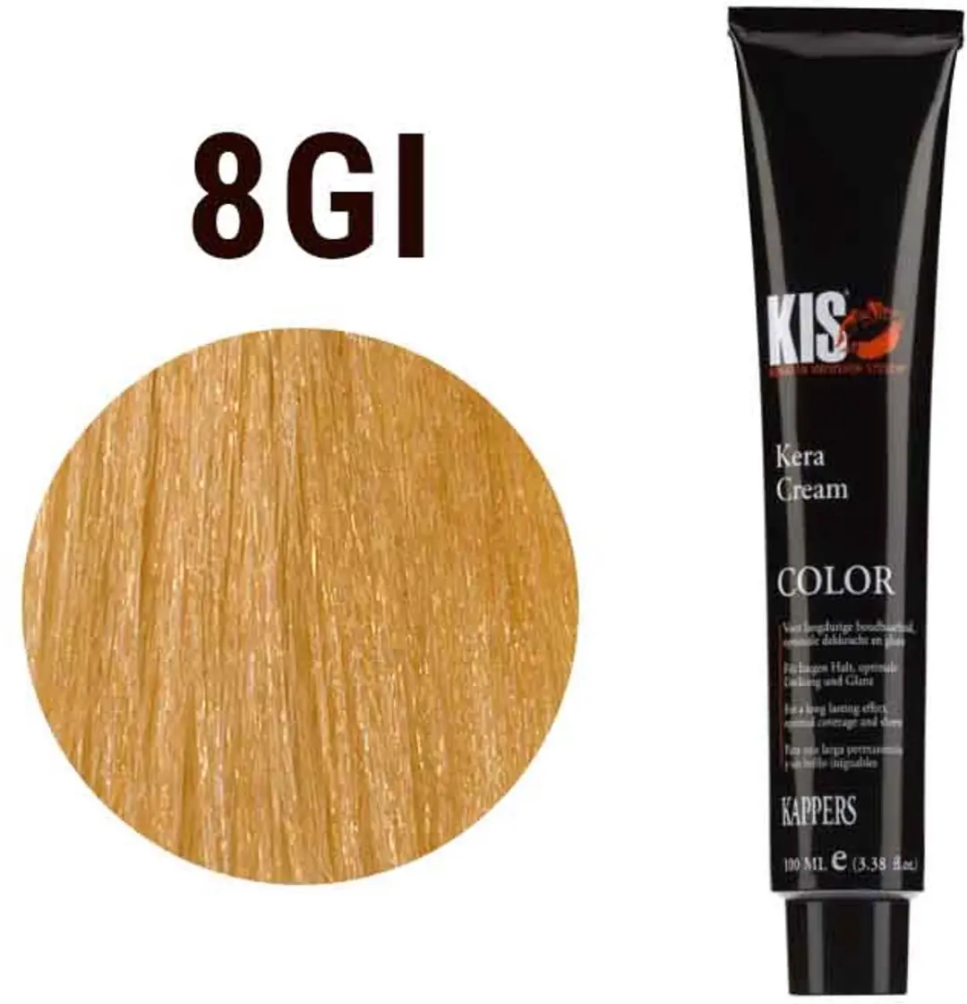 KIS Haarverf 8GI Licht Goudblond - 100ml