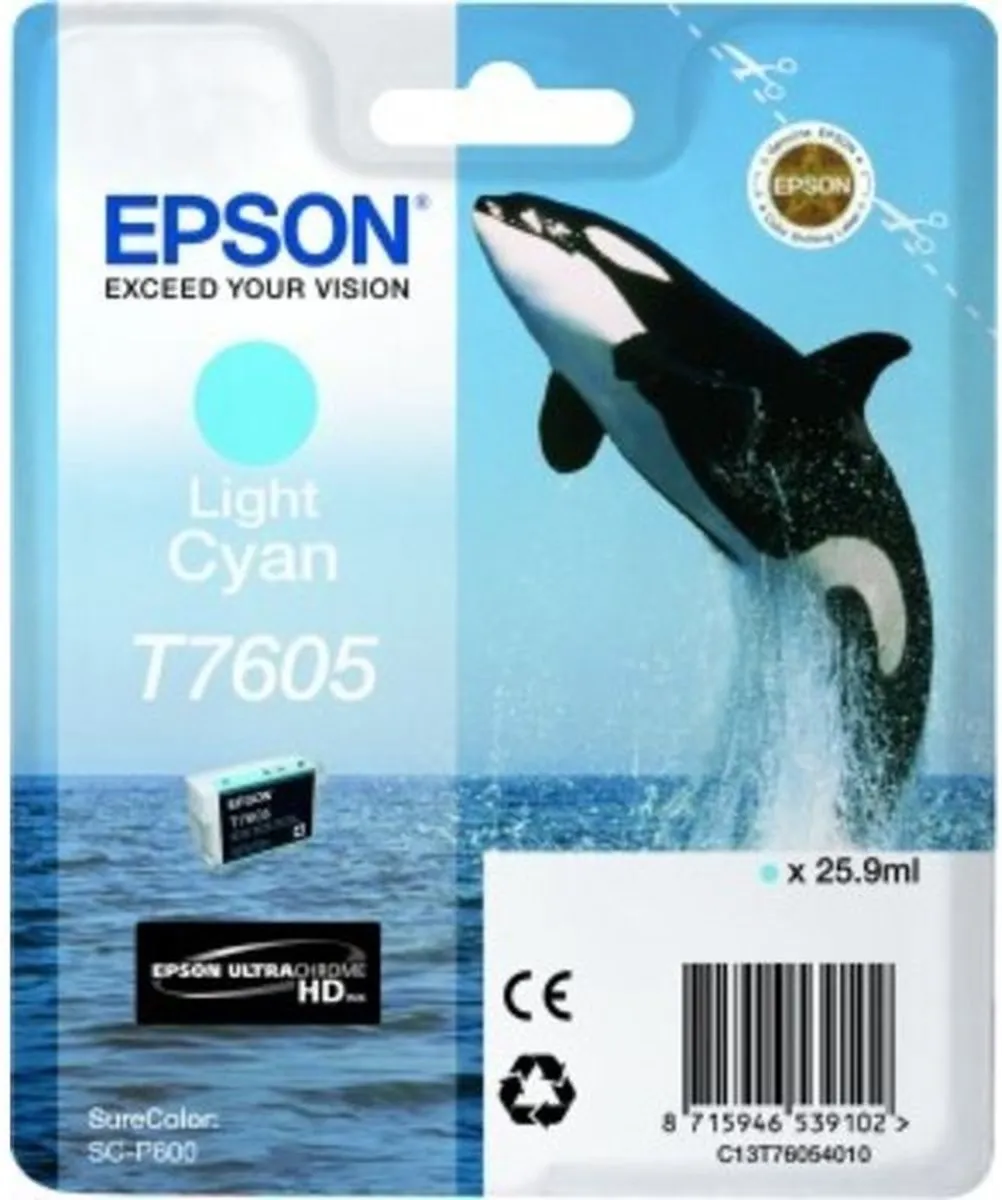 Epson T7605XL Inktcartridge Cyaan - 2300 Pagina's