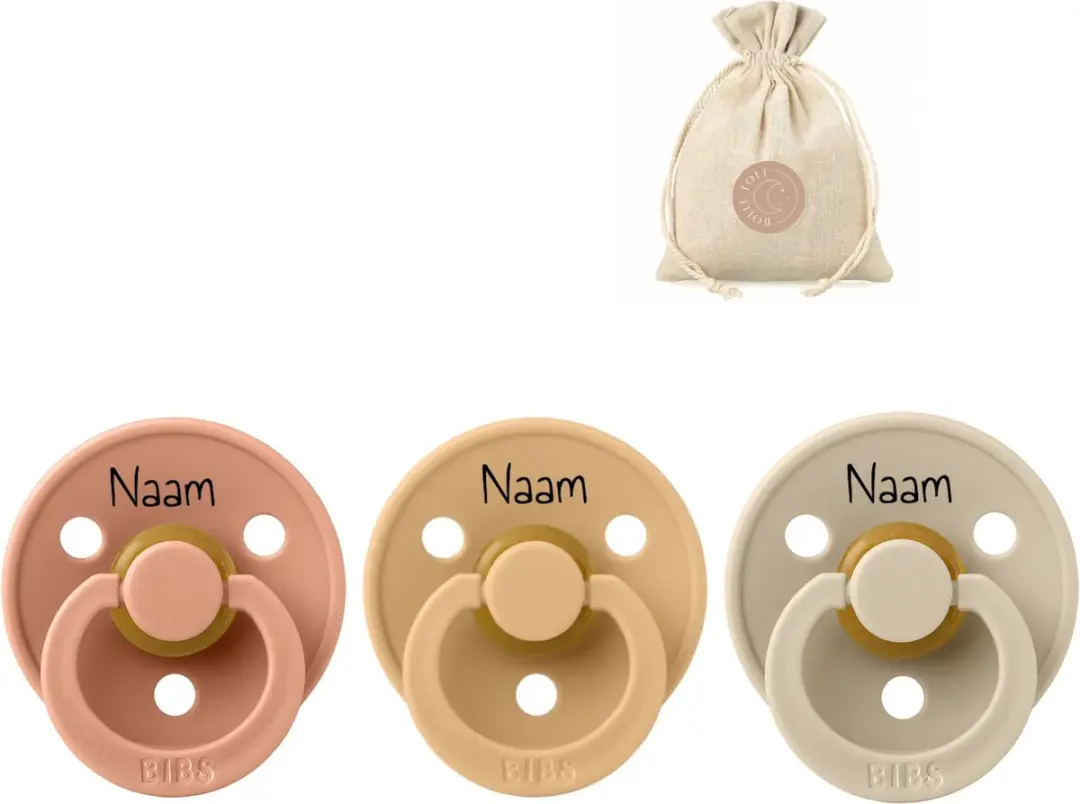 BIBS T1 Fopspeen met naam