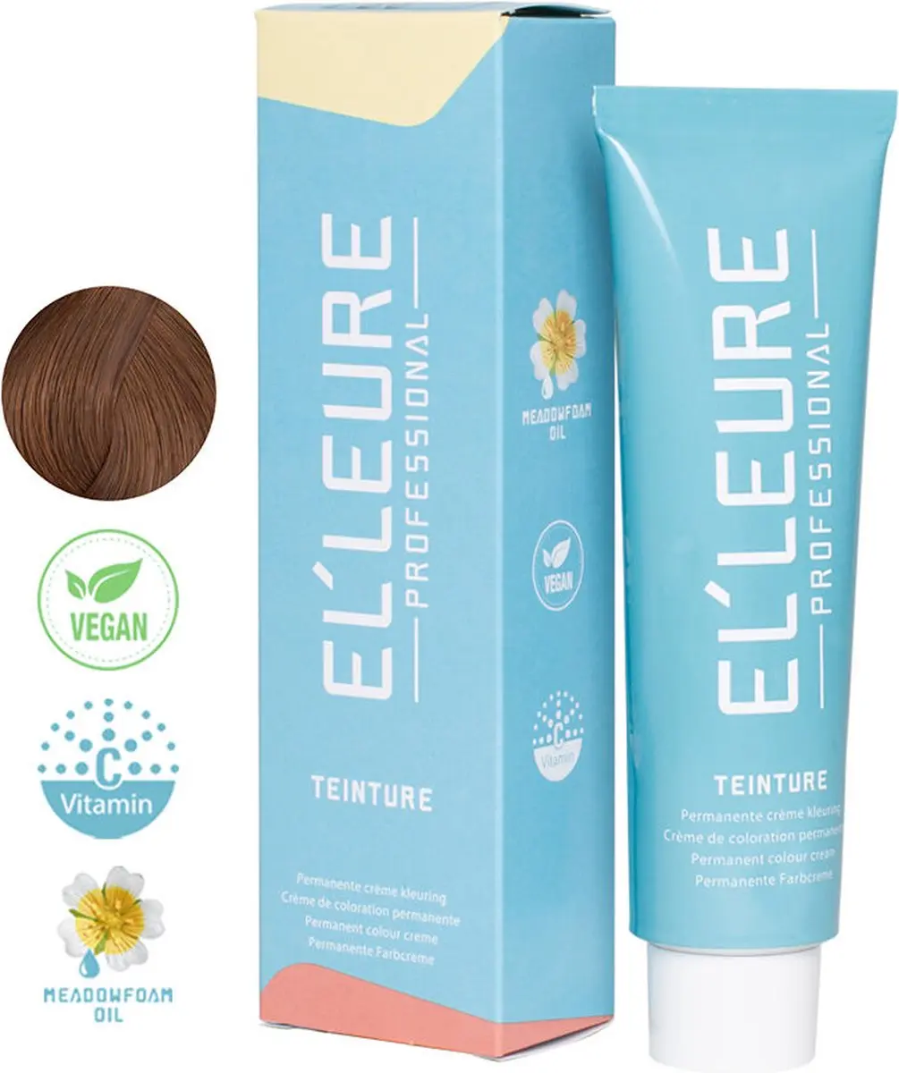 Elleure Haarverf Donker Koperblond 100ml