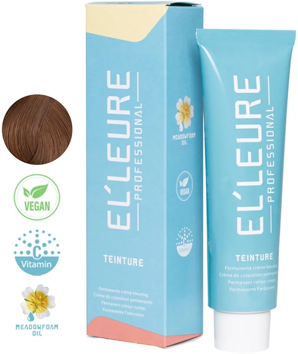 Elleure Haarverf Donker Koperblond 100ml